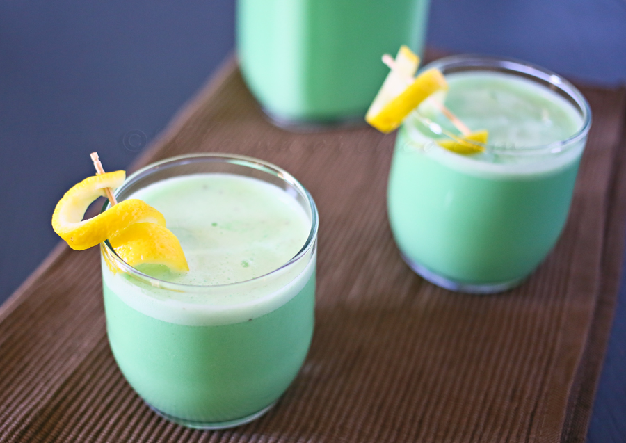 Non Alcoholic Lime Fauxjito Recipe. Easy and delicious St. Patrick's Day drink.