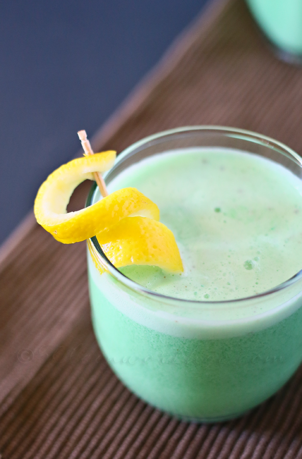 Non Alcoholic Lime Fauxjito Recipe. Easy and delicious St. Patrick's Day drink.