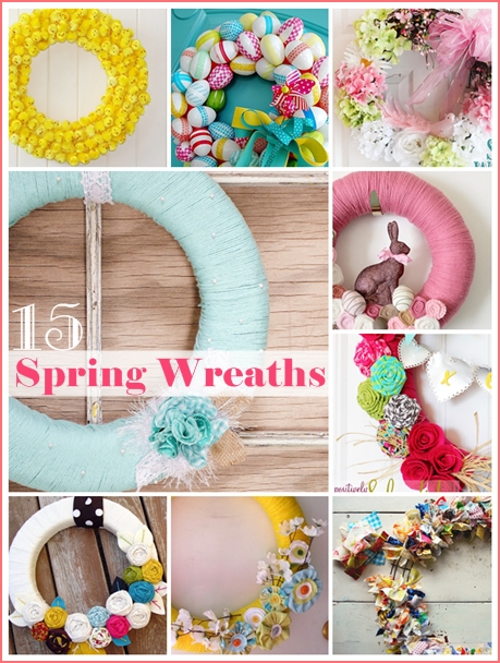 15 Spring Wreaths #Easter #spring #wreath the36thavenue.com