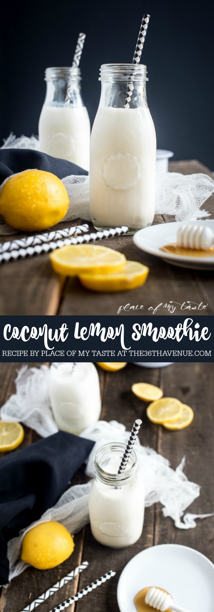 Coconut Lemon Smoothie at the36thavenue.com
