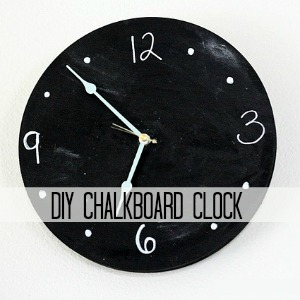 Chalkboard Clock Tutorial