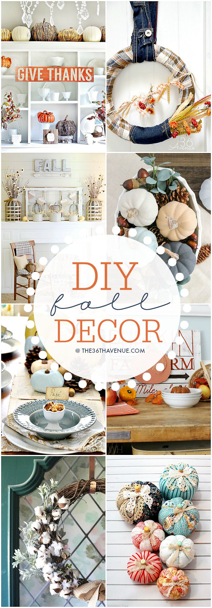 DIY Fall Decor Ideas at the36thavenue.com