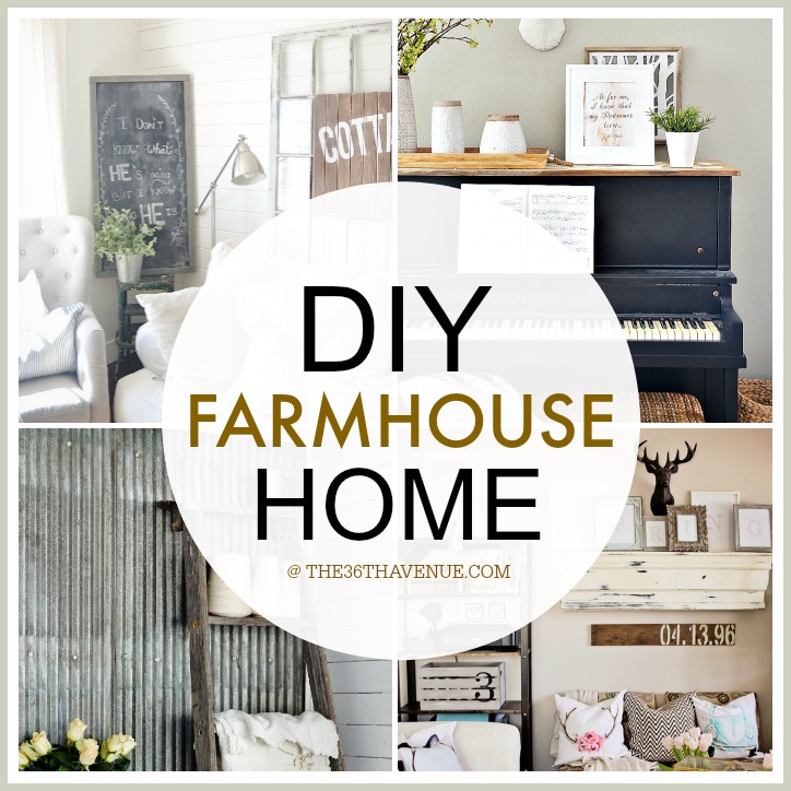 DIY Home Decor - Love these farmhouse decor ideas at the36thavenue.com ...So much inspiration!
