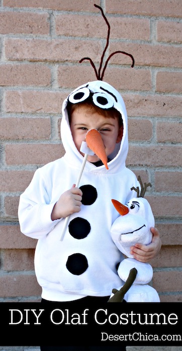 DIY Olaf Costume #Disney #Frozen