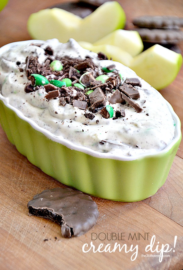 Double Mint Creamy Dip Recipe... Oh happy day! #recipes
