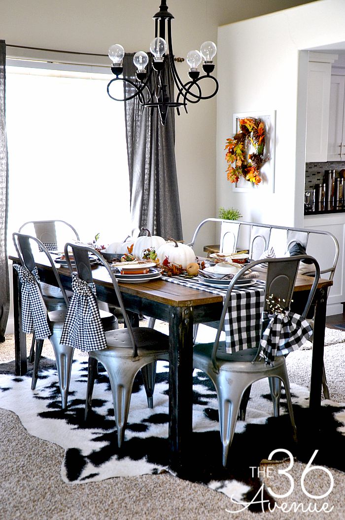 Home Decor - Fall Decor Ideas and Dining Room Reveal at the36thavenue.com 