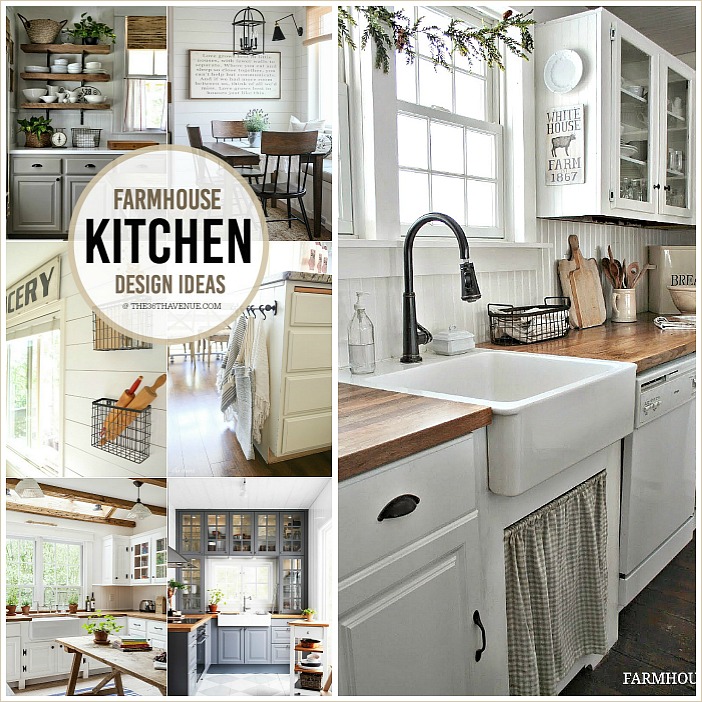 Farmhouse kitchen decor ideas - So many beautiful ways to transform your kitchen with authentic farmhouse style.