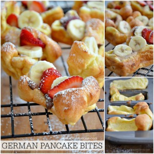 Recipes - German Pancake Bites at the36thavenue.com Pin it now and make them later!