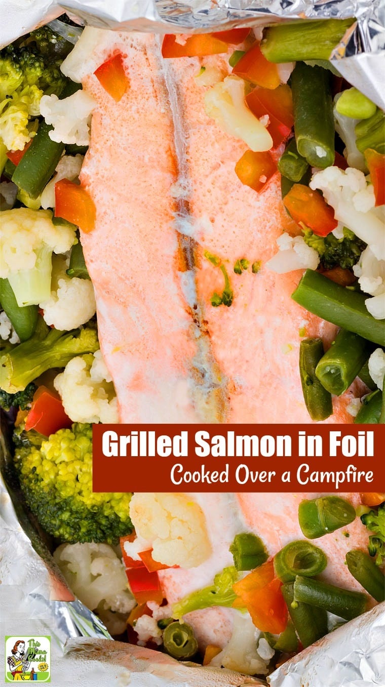 This Grilled Salmon in Foil recipe is easy to do! To cook salmon in foil on the grill you need marinade, fish, and veggies. ThatÃ¢ÂÂs it. You can also add slices of lemon and some herbs if you like. #recipes #easy #recipeoftheday #glutenfree #easyrecipe #easyrecipes #glutenfreerecipes #dinner #easydinner #dinnerrecipes #dinnerideas #grill #grilling #grillrecipes #grillingrecipes #fish #salmon