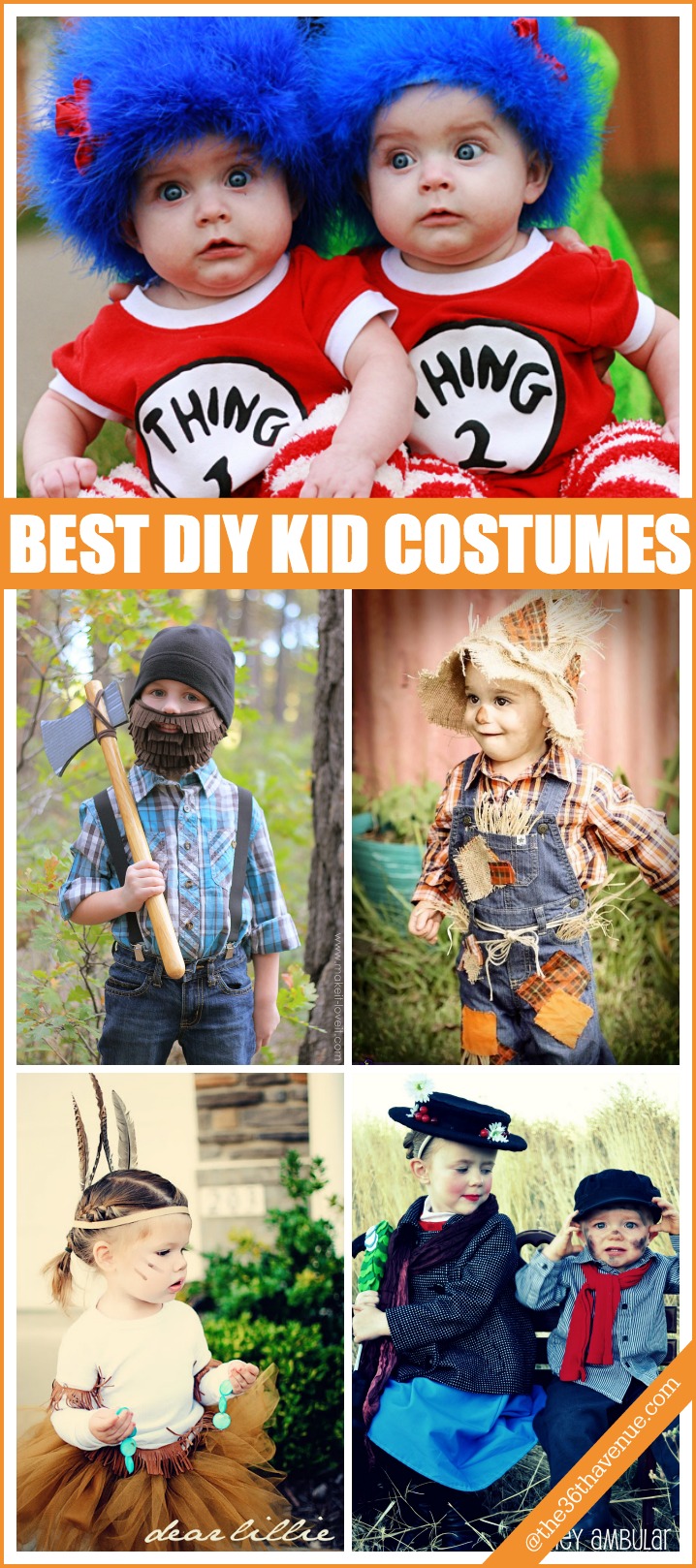 Halloween Costumes for Kids... These are seriously the best DIY Costumes EVER!!! at the36thavenue.com