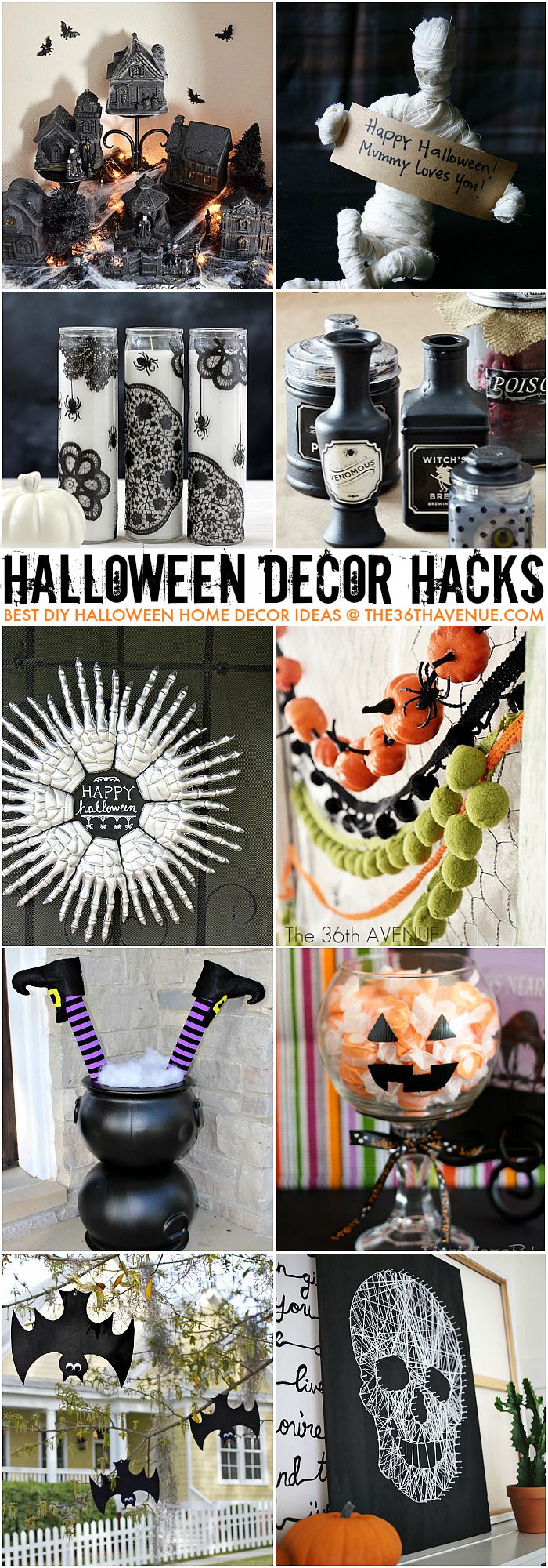 Halloween Decor Ideas and Hacks at the36thavenue.com