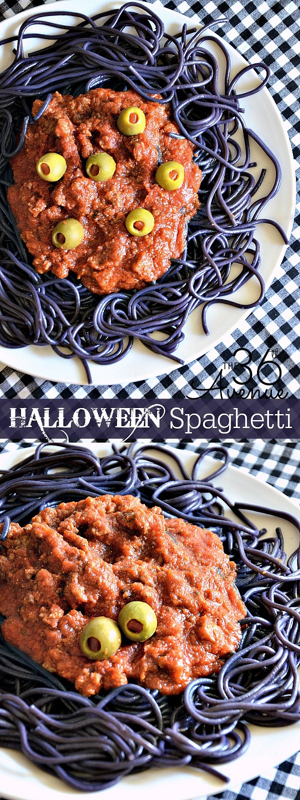 Halloween Spaghetti Recipe at The 36th Avenue