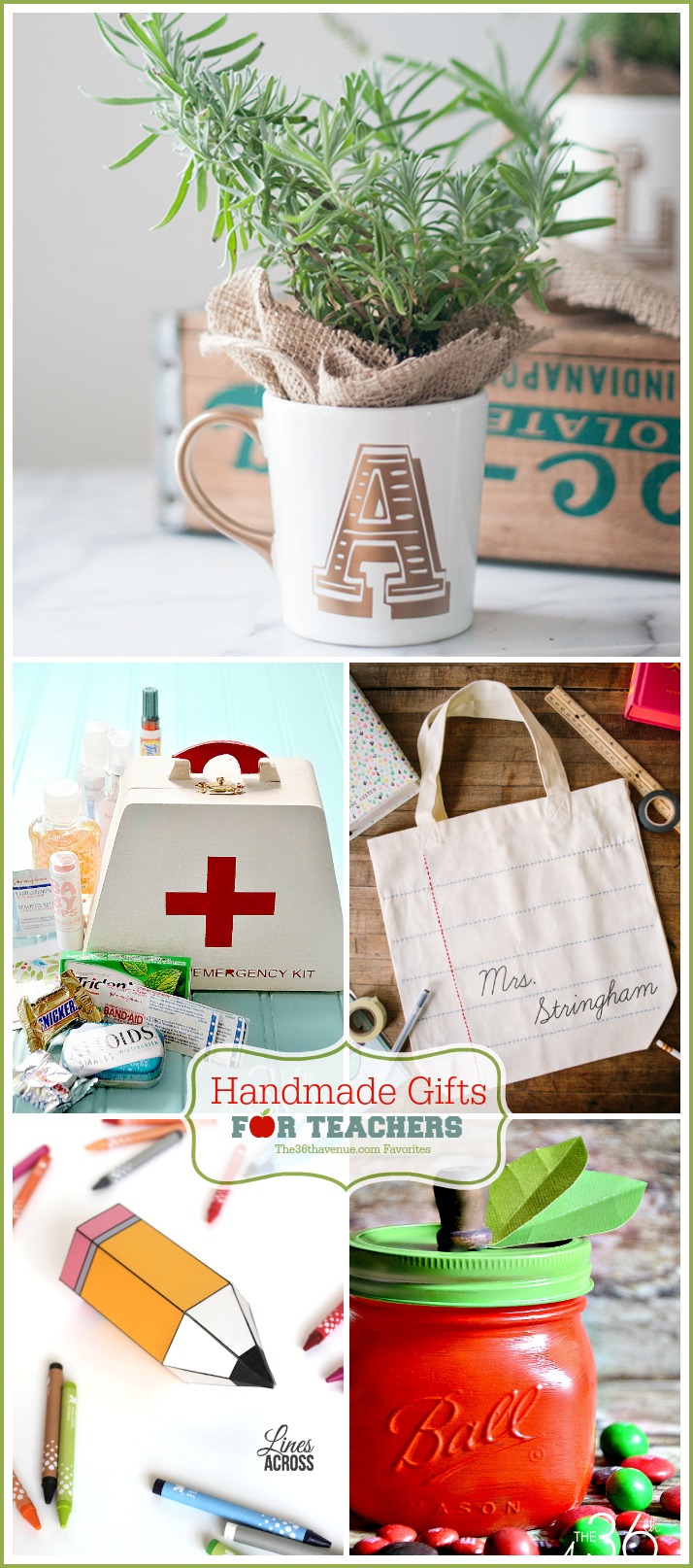 Handmade Gifts for Teachers at the36thavenue.com