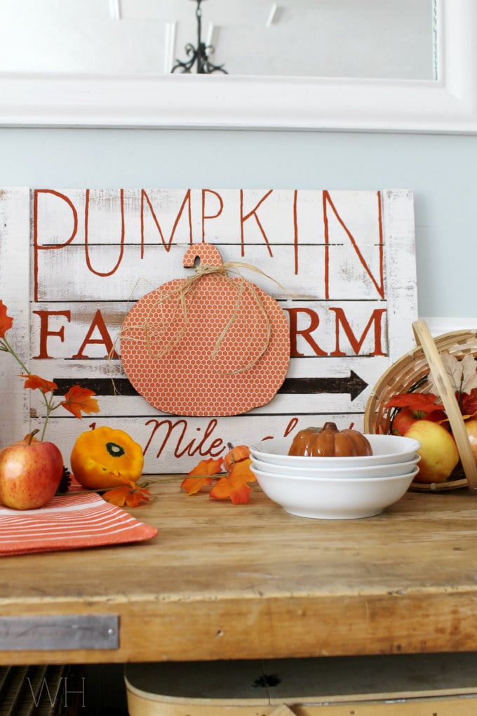 DIY Pumpkin Farm Sign