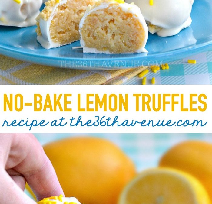 No Bake Lemon Truffle Recipe