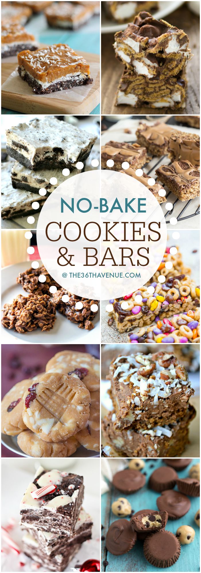 No Bake Cookies and Bars at the36thavenue.com