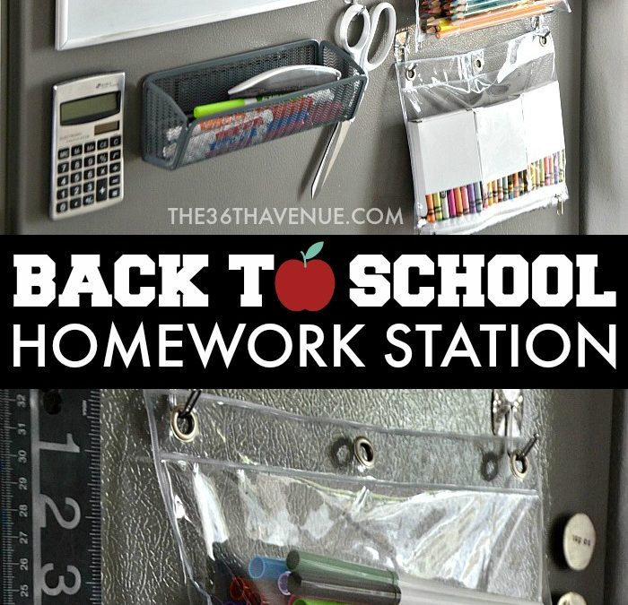 Organization – Homework Station
