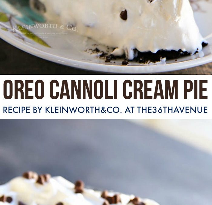 Pie Recipe – Oreo Cannoli Cream Pie