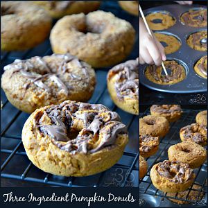 Pumpkin Donut Recipe – Three Ingredients