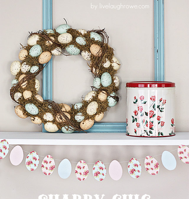 Easter Crafts – Shabby Chic Garland