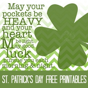 St. Patricks Day Free Printables