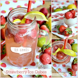 Strawberry Ice Cube Recipes