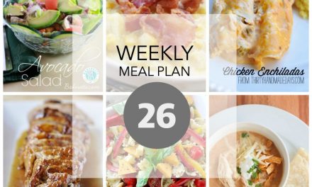 Weekly Meal Plan – Week 26
