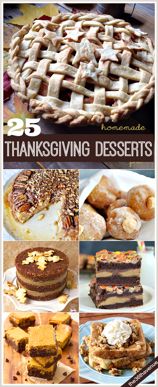 Fall Recipes - Thanksgiving Desserts and Treats that you are going to love. Pin it now and make them later.