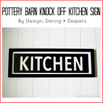 Kitchen Sign Tutorial