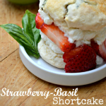 Strawberry Shortcake with Basil