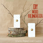 DIY Wood Reindeer