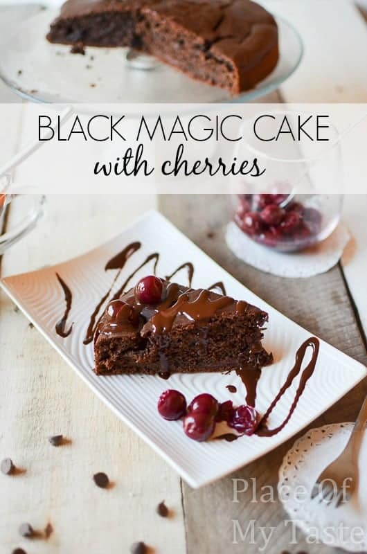 BLACK MAGIC CAKE with cherries(4)