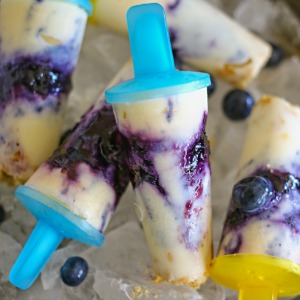 Dessert Recipes – Blueberry Cheesecake Pops