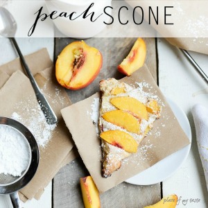 Peach Scone Recipe