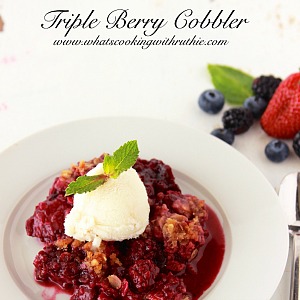 Triple Berry Cobbler Recipe